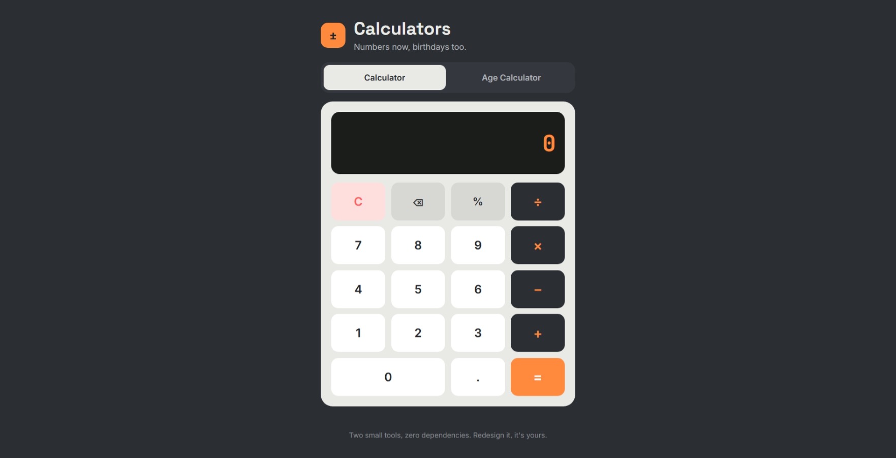 Calculator App Project